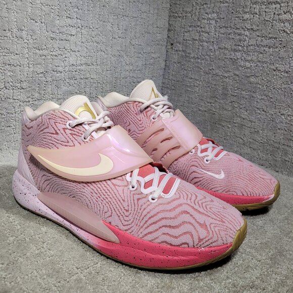 Nike Men's KD14 Men's Size 14 Aunt Pearl Regal Pink Basketball Shoes DC9379 600 - Picture 5 of 12